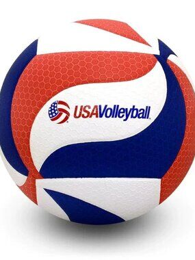 Molten FLISTATEC Volleyball Official USAV NCAA Approved Red White Blue Size 5